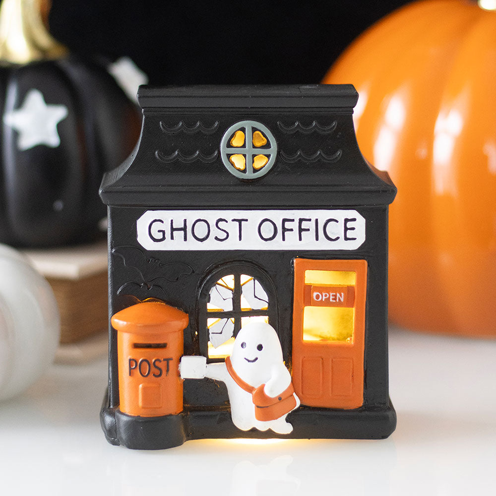 Ghost office LED light up Halloween decoration glowing tabletop decor