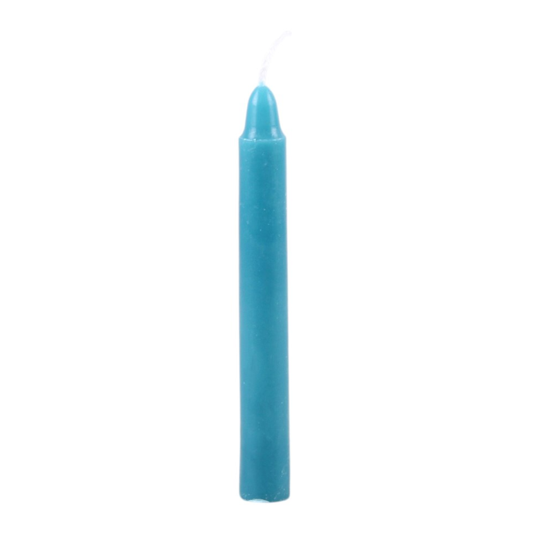 Blackberry and Pine Winter Ritual Spell Candles pack of 12 blue spell candles by MJ Gothic Gifts