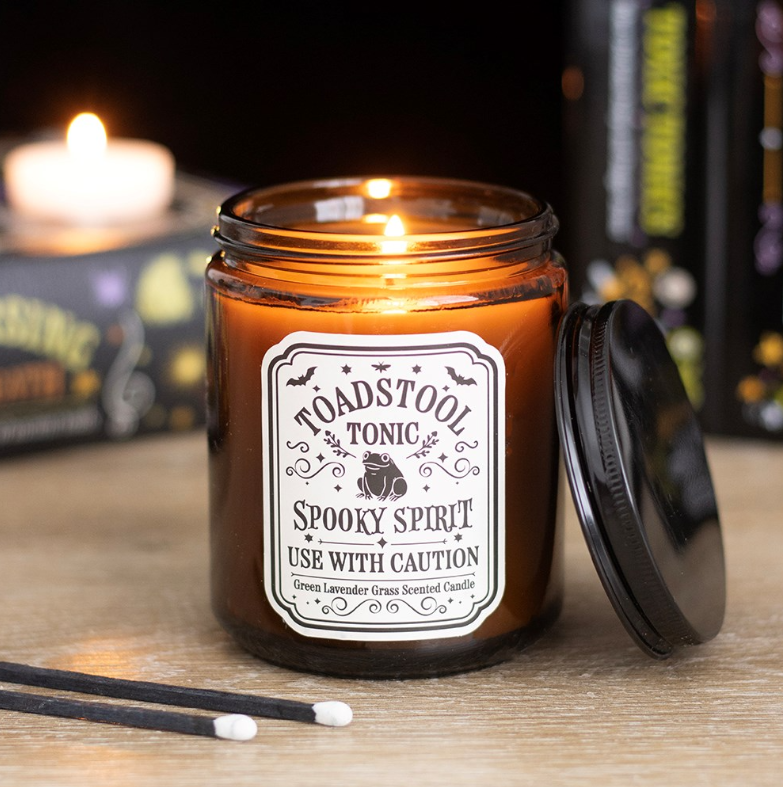 Gothic apothecary scented candle by MJ Gothic Gifts

