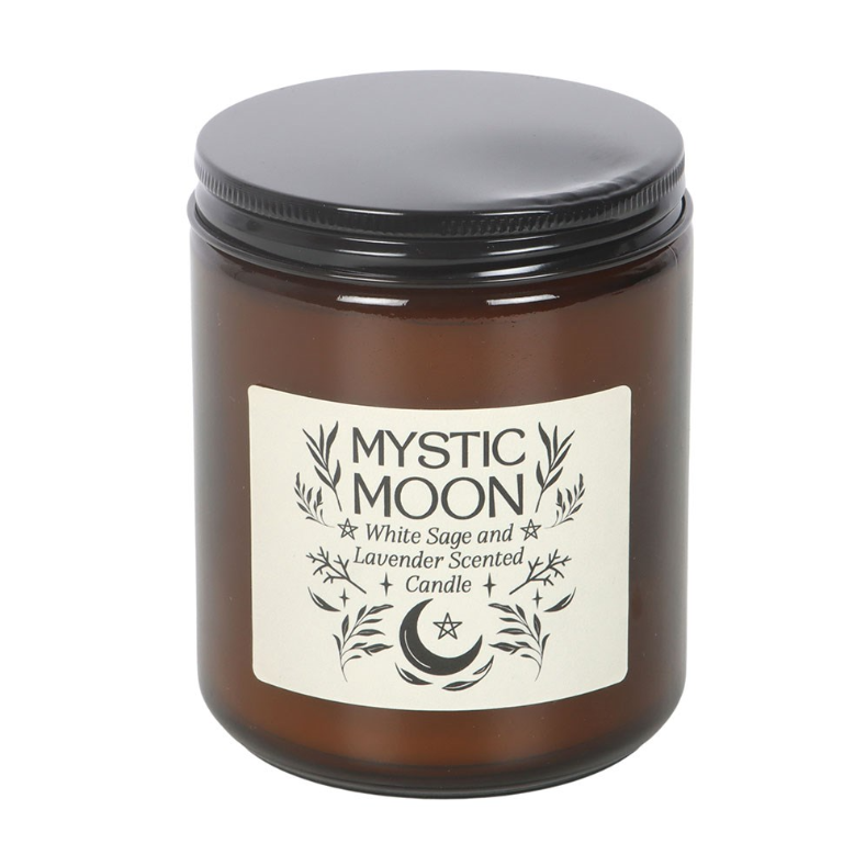 Gothic amber glass candle by MJ Gothic Gifts
Scented amber glass candle for gothic home décor
