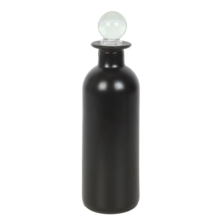 Dried Crow's Feet Decorative Glass Potion Bottle