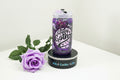 Pastel gothic snow globe tumbler with glitter, iced lid and straw