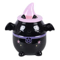 Pastel witch cat bat oil burner gothic witch hat home decor fragrance accessory