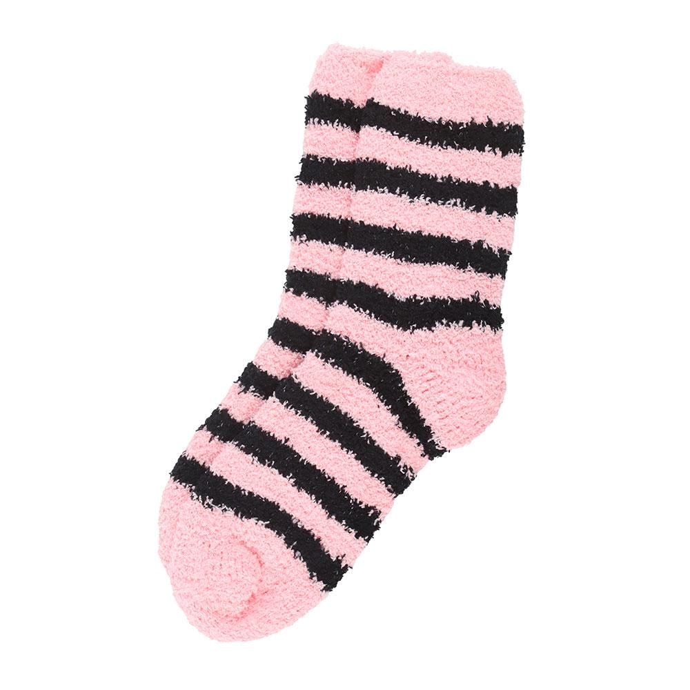 Pink and black striped socks in coffin shaped gift box gothic fashion gift