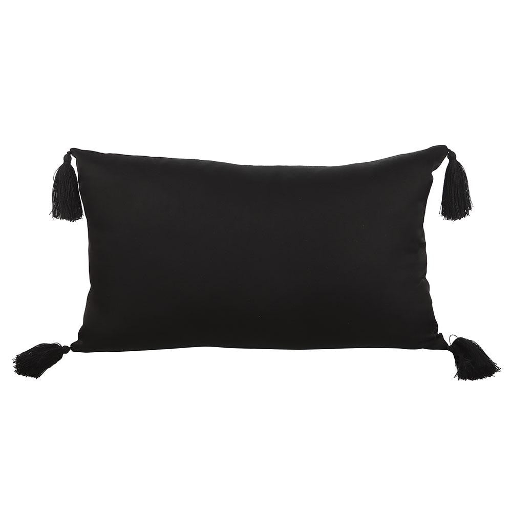 Dying to go to sleep satin cushion with gothic slogan girly goth home decor