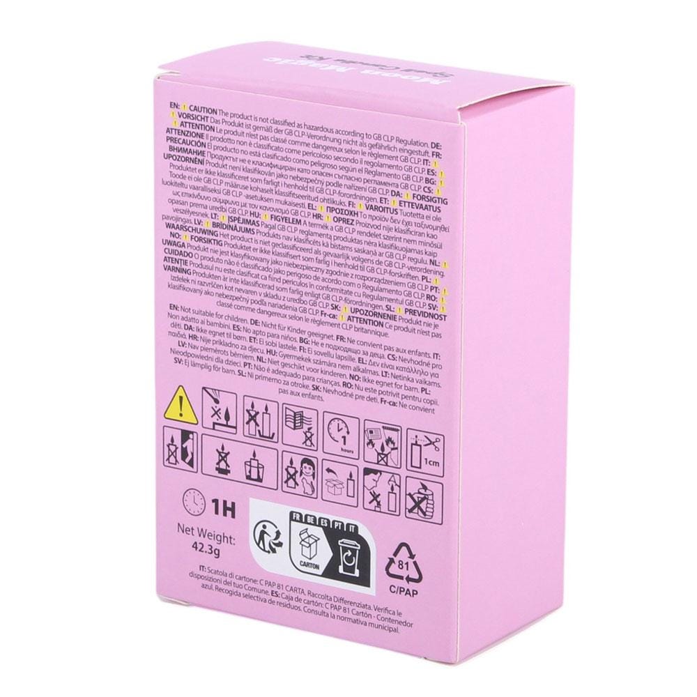 Moon magic spell candle kit with white candles wooden holder and spell card