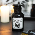 Mystic Raven Deadly Nightshade gothic apothecary candle with raven design - witchy gift